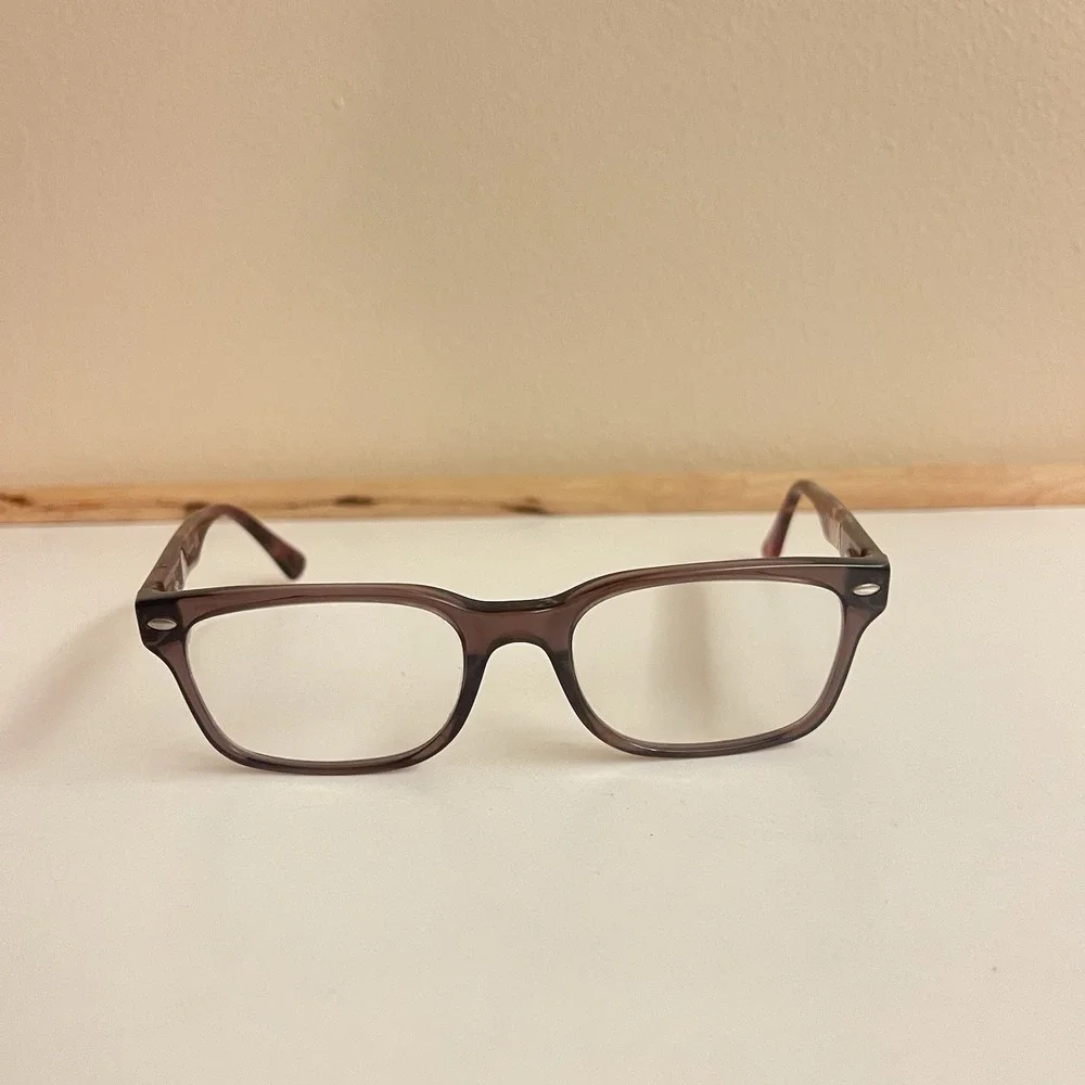 Ray-Ban RB5228-5628‎ 51-18 135 Polished Brown Square Full Rim Eyeglasses Frame
